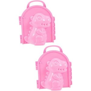 Ventes promotionnelles 2pcs Dinosaur Snowball Machine boules &agrave; neige boules &agrave; neige pour enfants enfants outils enfants jouets de plein air jouets pour enfants en plastique Kids Snowball Maker moules - Neuf