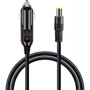 LORANKA-Allume-Cigare vers DC7909, Allume-Cigare vers DC8mm,7,9 x 5,5mm,Chargeur de Voiture 12V C&acirc;ble Adaptateur Secteur Compatible pour Bluetti EB3A EB70 Station d'alimentation Portable 150CM - Neuf