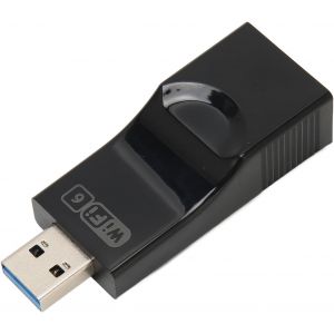 LETNERNY-Adaptateur Usb Wifi 6 Ax1800, Adaptateur Sans Fil Usb Double Bande 2,4 G/5,8 G 1800 Mbps, Adaptateur Réseau Sans Fil Ieee802.11 Avec Antenne Intégrée Pour 10/11 (32/64 - Neuf