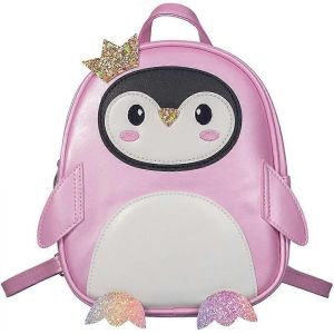 Filles Mignon Mini Sac À Dos 3D Pingouin Voyage Pré-scolaire Sac à dos d'épaule avec corbeau scintillant - Neuf