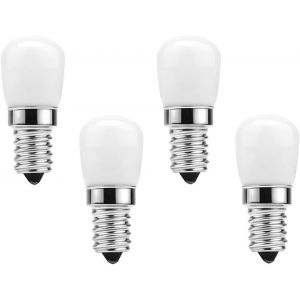Kal-Lot De 4 Ampoules Led, E14 3w E14, Ampoules Led Décoratives Rouges E14, 30 W De Rechange, Convient Pour L'éclairage Ambiant, Halloween, Noël, Blanc Froid - Neuf