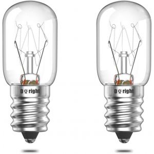 E14 15W Ampoules Pour Four, Bis 300 Grad, 15W Ampoules À Sel 2700K Blanc Chaud E14 Ampoule À Sel, E14 Ampoule Pour Réfrigérateur, Ac220-240V[LAV1402] - Neuf