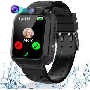 Gps Montre Enfants,Montre Intelligente Enfant Lbs Fille Gar&ccedil;on T&eacute;l&eacute;phone Sos Voice Chat Appel R&eacute;ciproque &Eacute;cran Tactile &Eacute;tanche &Eacute;tudiants, Enfant Jouets &Eacute;ducatifs 4-12ys[Z1613] - Neuf