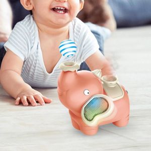 Humidificateur &Eacute;lectrique Musical Effet De Lumi&egrave;re Marcher &Eacute;l&eacute;phant Soufflant Boule Flottante Humidificateur Pour Kids_Red - Neuf