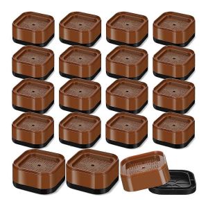 Rehausseurs De Meubles Rehausseurs De Lit Réglables Rehausseurs De Pieds De Bureau 1,38 Pouce Élévateurs De Lit Robustes Empilables - Neuf