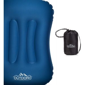 Coussin Gonflable - Oreiller Ultra Léger Pour La Plage, Les Voyages, Le Camping, L'extérieur - Neuf