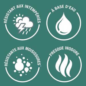 Peinture Beige R&eacute;sistante &agrave; l'humidit&eacute; pour Jardins,Finition Brillante-&Eacute;cume 750ml - Neuf