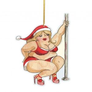 Dr&ocirc;le De Pose De No&euml;l, Pendaison D&eacute;corations Pendentif Acrylique Avion - Neuf