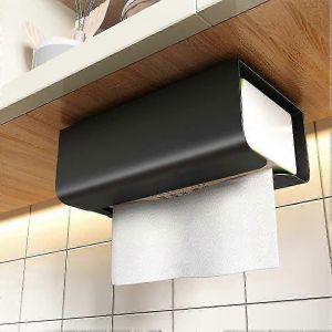 Porte-essuie-tout mural en acier inoxydable - Distributeur de papier hygiénique pour la salle de bain et la cuisine - Neuf