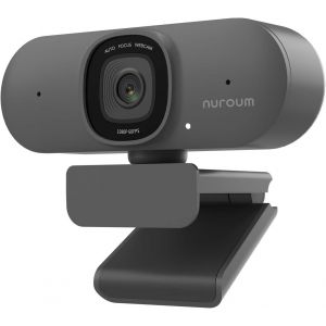 V15-Af 2K Webcam Avec Autofocus, 1080P 60Fps Caméra Pc Avec Microphones, 75° Grand Angel, Annulation Des Bruits/Correction De La Lumière, Webcam Usb 2.0 Plug & Play Pour Laptop/Mac/Zoom, Gris - Neuf