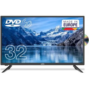 MEVRONISSHOP-T&eacute;l&eacute;viseur LED C3220FDE 32 Pouces &iquest; avec Lecteur DVD int&eacute;gr&eacute; &iquest; Compatible avec HDMI (3X), CVBS, entr&eacute;e PC, entr&eacute;e Audio, p&eacute;ritel, YPbPr, Sortie Casque (3,5 mm), entr&eacute;e Audio Optique, USB - Neuf