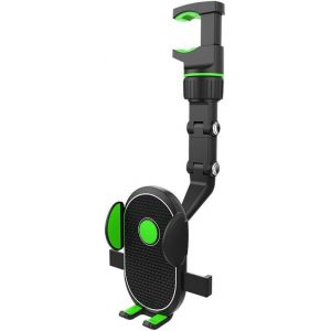Kal-Voiture Accessoires Rétroviseur Support De Téléphone Support Multifonctionnel(2024 Nouvelle Mise À Niveau) Support De Téléphone Rotatif 360 Degrés Compatible Avec Tous Les Smartphones Vert - Neuf