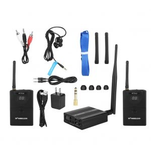 Systeme de moniteur intra-auriculaire sans fil 2,4 GHz, systeme audio numerique professionnel pour scene - Neuf