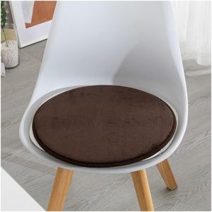 Lot De 4 Coussins De Chaise Ronds En Mousse À Mémoire De Forme, Coussins De Chaise Antidérapants Adaptés Aux Tabourets De Bar, Au Bureau, À La Salle À Manger Et À La Température - Neuf