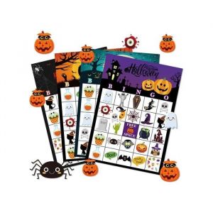 Jeu De Bingo D'halloween Ensemble De 36 Cartes Pour Enfants Cadeau Id&eacute;al F&ecirc;te Scolaire Anniversaire Et Activit&eacute; En Carton - Neuf