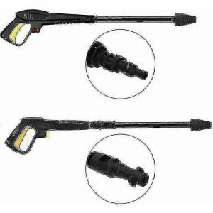 Pistolet à eau haute pression avec lance à jet variable et lance rotative,compatible avec les nettoyeurs haute pression Lavor - Neuf