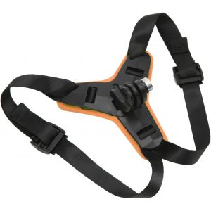 Support de Jugulaire pour Casque de Moto pour pour Hero7/6/5, pour Cam&eacute;ra d'action Osmo et Autres Cam&eacute;ras de Sport, Support de Casque, Accessoires de Cam&eacute;ra de Sport(Orange) - Neuf