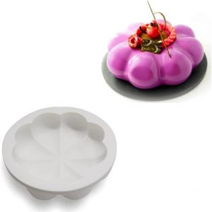 Kalanka-Moules À Gâteaux En Mousse Française En Silicone, Ustensiles De Cuisson 3d Bricolage Moule À Bougie Au Savon Au Chocolat, Chrysanthème-Kalanka - Neuf