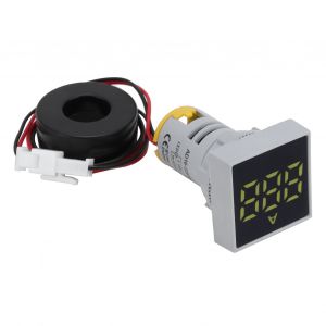 XYONG Compteur de courant numerique, amperemetre a panneau mat, indicateur lumineux de signal, CA 220 V, AD16-22FSAYellow - Neuf