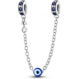Eryi-Breloque De Chaîne De Sécurité En Argent Sterling 925, Pendentifs À Clip Pour Bracelet, Breloque D'espacement Pour Bouchon De Mauvais ?il, Papillon D'amour, Cadeau De Bijoux Pour Femme - Neuf