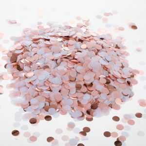 Lot de 6 000 confettis ronds de 1 cm - Grands confettis multicolores - Confettis de table - Retour à l'école - Pour mariage, anniversaire, Saint - Valentin, fête prénatale, anniversaire, nouvel an - Neuf