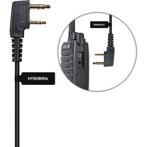 Oreillette Radio l&eacute;g&egrave;re en Forme de G Compatible avec Les Talkie-walkie Retevis Kenwood RT24 UV5R TK250 TK320 (Bleu,2 Pack).[W208] - Neuf