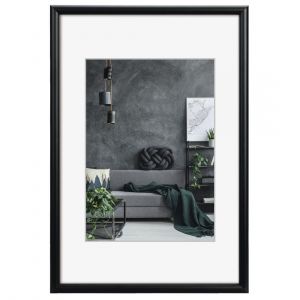 Hama Cadre en aluminium "Detroit", noir, 60 x 80 cm - Neuf