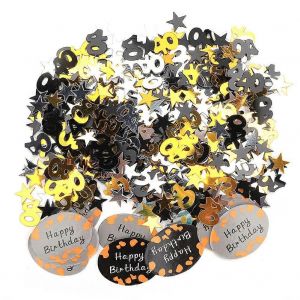 F&ecirc;te D'anniversaire Lancer Confettis Table Confettis Diy V&ecirc;tements D&eacute;coration Accessoires (40 Ans 600pcs F&ecirc;te D'anniversaire Confettis 12pcs Papier D'anniversaire - Neuf