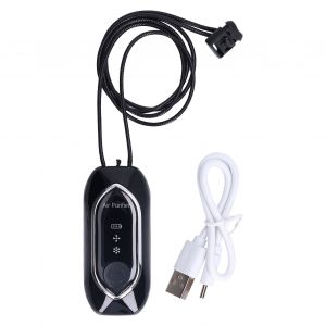 HJLIAN Mini purificateur d'air personnel portable 80 millions d'ions negatifs, purificateur d'air portable suspendu au cou - Neuf