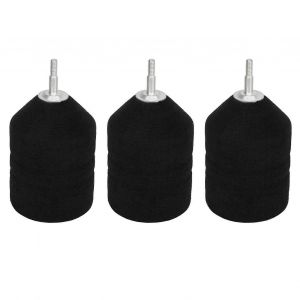 3pcs Mousse Pointes Flèches Eva Alliage D'aluminium Tir À L'arc Accessoire D'entraînement Pour Jeu De Marquage De Bataille De Tir À L'arc Noir - Neuf