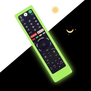Housses de télécommande TV pour Sony RM-ED052 RM-ED050 RMT-TX200C RMT-TX100D RM-ED053 RM-ED060 RMF-TX300C. étuis en Silicone antichoc--Light Vert - Neuf