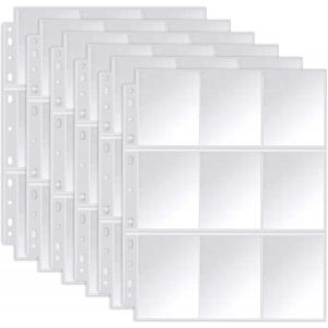 Mdy-Pochettes Pour Cartes, 540 Pochettes Pour Cartes,Portefeuilles Collectionner Avec Poches Des Deux Côtés,Trading Card Sleeves De 30 Pages,Transparents Jeu De Rangement Collection - Neuf