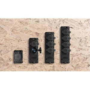 AE-13166 Multiprise Exterieur étanche Résistance à l'Humidité et Aux Chocs Séparateur Etanche Répartiteur IP44 16A 230V AC Caoutchouc Ignifuge (3 Prises) Vendu sans Câble - Neuf