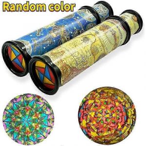 Lot de 2 kal&eacute;idoscopes magiques pour enfants, cadeau &eacute;ducatif extensible - Neuf