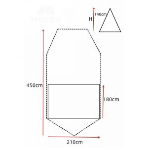 Tente De Camping Familiale éTanche Pour 3 Personnes, LéGèRe, Double Couche, 1 Chambre à Coucher, Un Salon - Neuf
