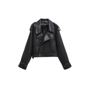 Tendance Notch Lapel Veste Vintage Classique Notch Lapel Blazer Vintage Charme Nostalgique Avec Des &Eacute;l&eacute;ments Modernes - Neuf