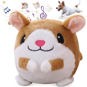 KALANKA-Jouet en Peluche Actif en Mouvement, 17 cm Balle en Peluche Active, Jouet de Balle Rebondissante pour Chiens, Active Moving Pet Plush Toy, Jouet pour Chien Peluche Pet Balle en Peluche (B) - Neuf