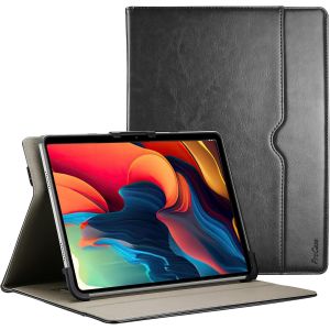 LORANKA-Coque Housse Universelle 9"" &agrave; 11"" pour Tablette de 9 &agrave; 11 Pouces, &Eacute;tui Protecteur en Cuir PU de Premi&egrave;re Qualit&eacute; avec Plusieurs Angles de Vue et Porte-Stylet -Noir - Neuf