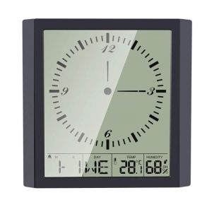 SUBZONAL-Stations m&eacute;t&eacute;o Digital LCD Dispaly Grand &eacute;cran Thermom&egrave;tre &Eacute;cran Humidit&eacute; Mur d'humidit&eacute; Accrocher R&eacute;veil Dernier int&eacute;rieur - Neuf