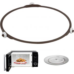 Support Micro Ondes, Anneau Plateau Tournant Four À Micro-Ondes, Universel Anneau Rouleau Micro Ondes, Pour Tourne-Disque En Verre, Pour Plaque De Base, Anneau Pivotant (17.8cm) - Neuf