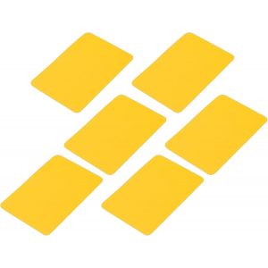 Letnerny-Kit De Patchs De Réparation, 6 Pièces De Patchs De Réparation De Bateaux Gonflables En Pvc Pour Kayak, Radeau De Jouets Aquatiques(Jaune) - Neuf