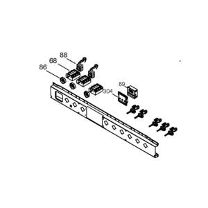 Minuterie avec bouton d'origine (Repère 89) Four cuisinière (10003162 CONTINENTAL EDISON SABA JEKEN) - Neuf