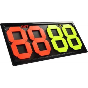 Arbitre De Football De Remplacement Manuel Du Conseil De Tableau De Bord De L'adh&eacute;sif Double Face D'affichage 73 X 31 X 2 Cm - Neuf