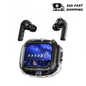 &Eacute;couteurs de traduction avec &eacute;cran tactile multifonction, &eacute;couteurs Bluetooth intelligents sans fil, qualit&eacute; Audio HiFi, oreillett - Neuf