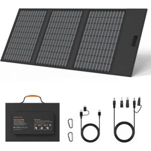 Chargeur Solaire Portable 45w 18v, Panneaux Pliables Ip67, Ports Usb-C/Usb-A/Dc, Support R&eacute;glable. - Neuf