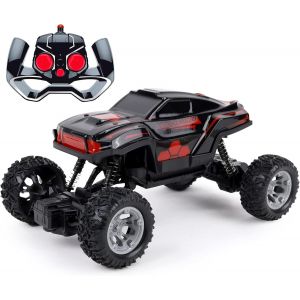 SANSH-- 4x4 - Crawler - 095526 - Voiture Télécommandée - Rouge - 1/18 - Prêt à Rouler - Batterie Rechargeable et Piles incluses - Plastique - À Partir de 6 Ans - Neuf