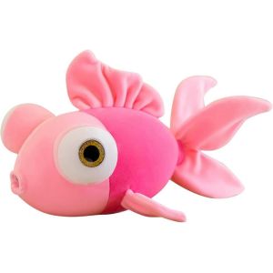 Peluche poisson rouge 13,8 pouces, douce et mignonne, cadeau pour filles, rose - Neuf
