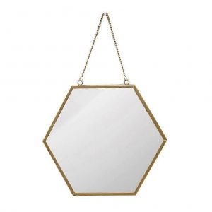 Décor Vintage Miroir Mural Art Or Miroir Géométrique Miroir Mural Vintage Salle de Bain Miroir - Neuf