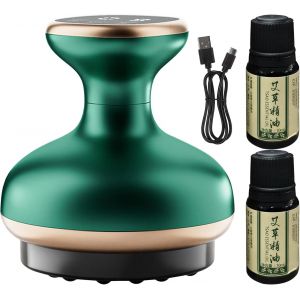 Sjzg-Outil De Massage Anti-Cellulite - Massage Électrique Par Grattage - Appareil De Soin Musculaire Intelligent Électrique Chauffant À 9 Niveaux Ajustable Pour Le Corps Entier, Ventre, Fesses, - Neuf