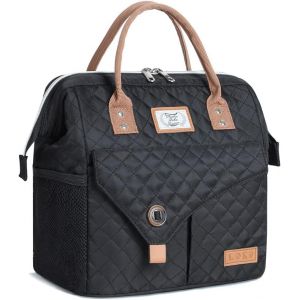 Sac Isotherme Repas Femme 11 L Lunch Bag Glaciere Souple Isotherme,Sac Repas Portable Multi-Usages Polyfonctionnel Et &Eacute;tanche, Lunch Box Pour &Eacute;tudian/Bureau-Gris - Neuf